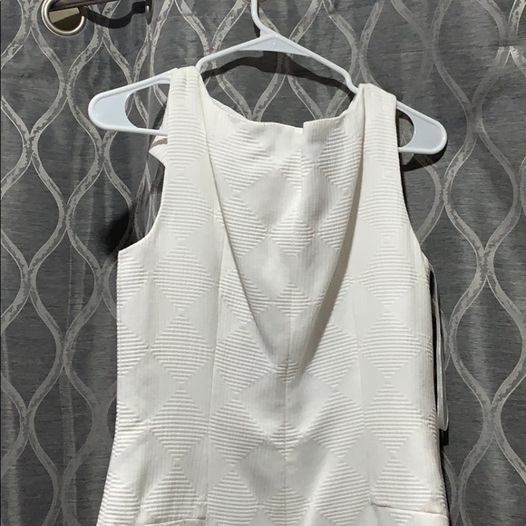 White Anne Klein scoop neck dress - Picture 3 of 4